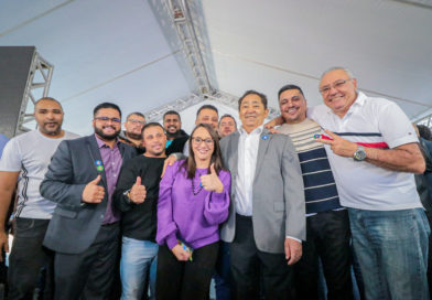 Prefeito Aprígio reivindica obras de drenagem ao Governo do Estado e Deputa Federal Renata Abreu anuncia envio de R$10 milhões
